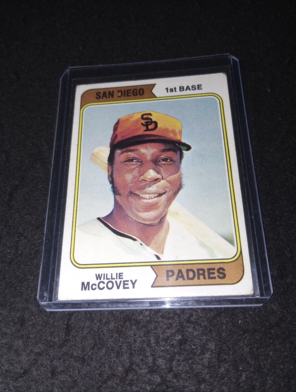 1974 Topps Willie McCovey #250 San Diego Padres Vintage MLB Baseball Card
